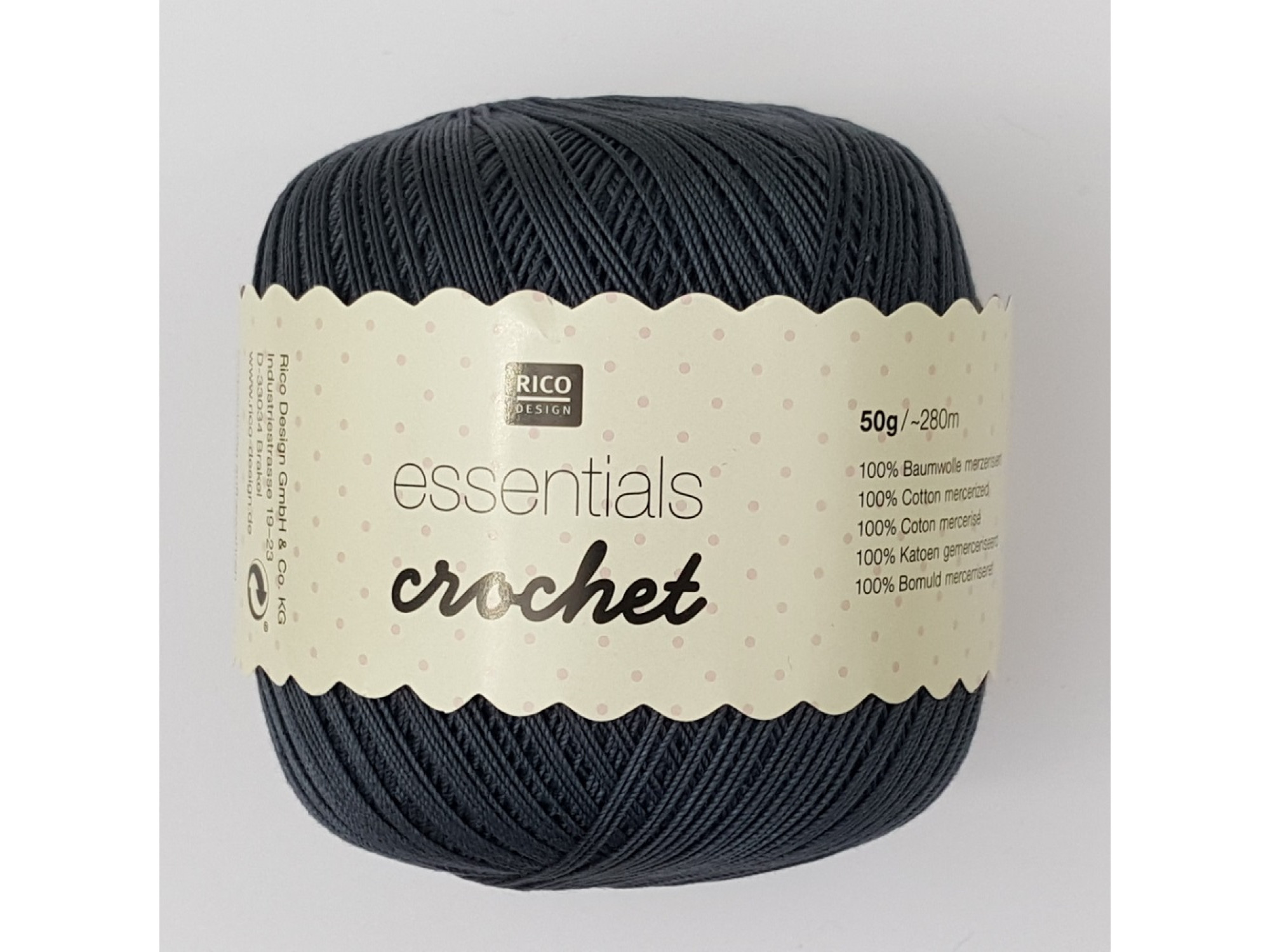 10+ Crochet Yarn Size 10 Rico Essentials Crochet Size 10 11 Mouse Grey